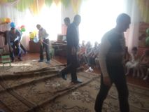 "Перетягивание каната" подготовительная группа